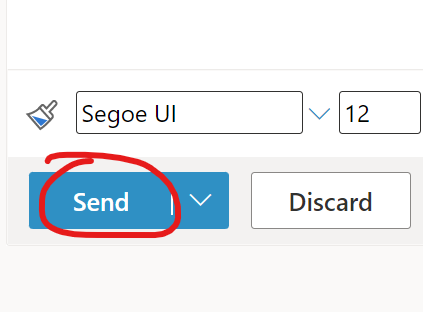 Outlook - New Email - Send (OWA)