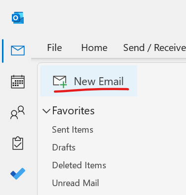 Outlook - New Email