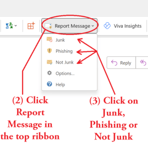 Microsoft Outlook (Desktop) - Report Message 03